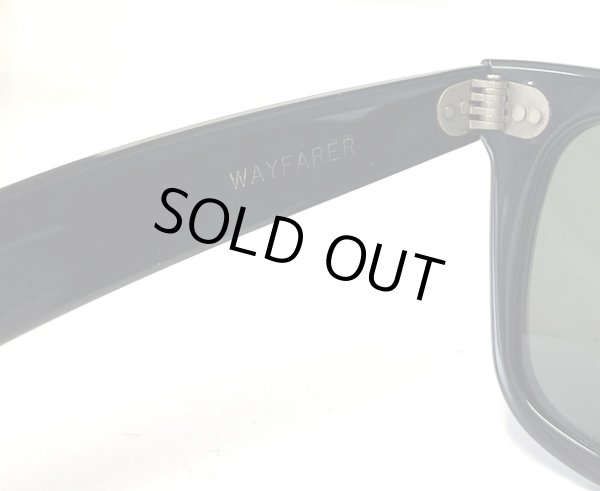 画像6: 80'S B&L ボシュロム製 RAY-BAN "WAYFARER" サングラス ブラック USA製 (VINTAGE)