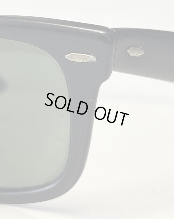 画像4: 80'S B&L ボシュロム製 RAY-BAN "WAYFARER" サングラス マットブラック USA製 (VINTAGE)
