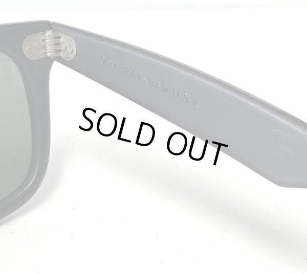 画像5: 80'S B&L ボシュロム製 RAY-BAN "WAYFARER" サングラス マットブラック USA製 (VINTAGE)