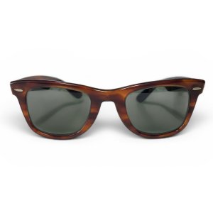 画像: 80'S B&L ボシュロム製 RAY-BAN "WAYFARER" サングラス べっ甲ブラウン USA製 (VINTAGE)