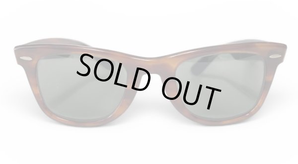 画像1: 80'S B&L ボシュロム製 RAY-BAN "WAYFARER" サングラス べっ甲ブラウン USA製 (VINTAGE)