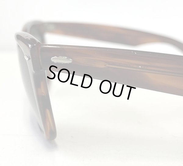 画像3: 80'S B&L ボシュロム製 RAY-BAN "WAYFARER" サングラス べっ甲ブラウン USA製 (VINTAGE)