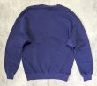 画像5: 90'S RUSSELL ATHLETIC "HIGH COTTON" 前V&脇の下ガゼット付き クルーネック スウェットシャツ ナス紺 USA製 (VINTAGE)