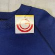 画像4: 80'S GEARING UP ラグランスリーブ クルーネック 半袖 スウェットシャツ ネイビー (DEADSTOCK)