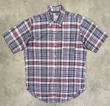 画像: 70'S BROOKS BROTHERS 6ボタン 半袖 マドラスチェック BDシャツ (VINTAGE)