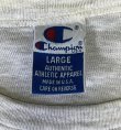 画像2: 90'S CHAMPION 青タグ シングルステッチ 半袖 Tシャツ アッシュグレー USA製 (VINTAGE)
