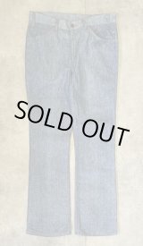 画像: 70'S LEVIS ボタン裏32 ブーツカットデニム インディゴ 42TALONジップ USA製 (DEADSTOCK)