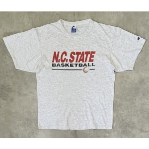 画像: 90'S CHAMPION 青タグ シングルステッチ 半袖 Tシャツ アッシュグレー USA製 (VINTAGE)