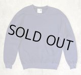 画像: 90'S RUSSELL ATHLETIC "HIGH COTTON" 前V&脇の下ガゼット付き クルーネック スウェットシャツ ナス紺 USA製 (VINTAGE)