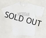 画像: 90'S THE COTTON EXCHANGE "MICHIGAN" シングルステッチ 半袖 Tシャツ ヘザーグレー USA製 (VINTAGE)