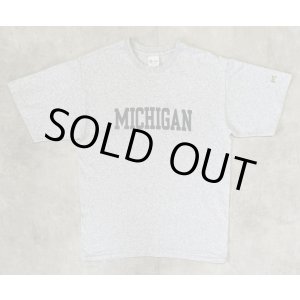 画像: 90'S THE COTTON EXCHANGE "MICHIGAN" シングルステッチ 半袖 Tシャツ ヘザーグレー USA製 (VINTAGE)