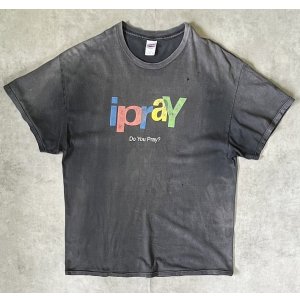 画像: 90'S ipray 半袖 Tシャツ フェードブラック (VINTAGE)