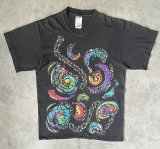 画像: 90'S GILDA MARX シングルステッチ 半袖 Tシャツ フェードブラック USA製 (VINTAGE)