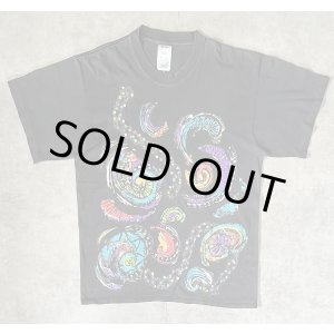 画像: 90'S GILDA MARX シングルステッチ 半袖 Tシャツ フェードブラック USA製 (VINTAGE)