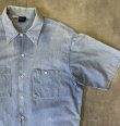 画像3: 80'S PRENTISS コットン100% シャンブレーシャツ フェードブルー USA製 (VINTAGE)