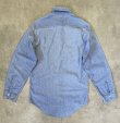 画像4: 70'S BIG MAC コットン100% シャンブレーシャツ ブルー USA製 (VINTAGE)
