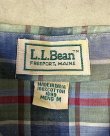 画像2: 70'S LL Bean TMタグ コットン 半袖 マドラスチェック BDシャツ インド製 (VINTAGE)