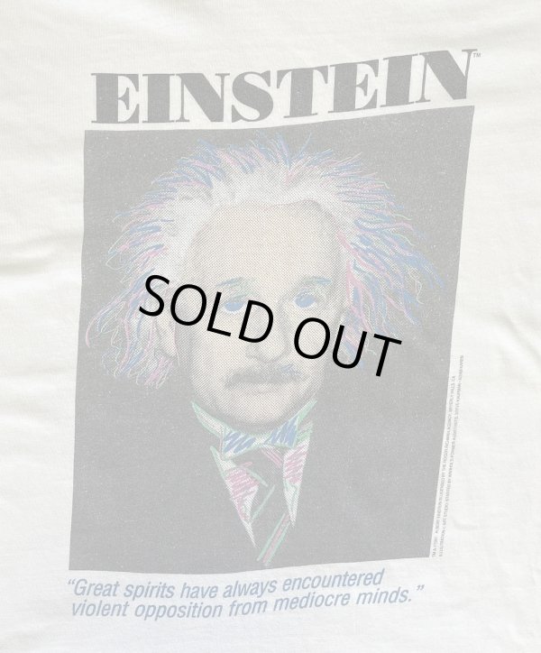 画像3: 90'S EINSTEIN シングルステッチ 半袖 Tシャツ ホワイト USA製 (VINTAGE)