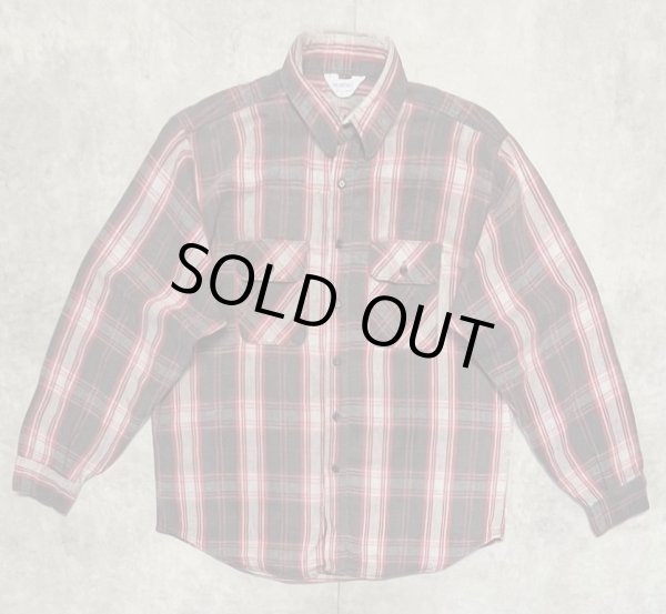 画像1: 80'S FIVE BROTHER 三角タグ フランネル ワークシャツ チェック柄 USA製 (VINTAGE)