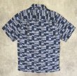 画像4: 00'S LL Bean コットン 半袖 オープンカラーシャツ 総柄 (VINTAGE)