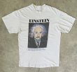 画像1: 90'S EINSTEIN シングルステッチ 半袖 Tシャツ ホワイト USA製 (VINTAGE)