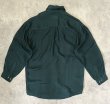 画像4: CLUB INTERNATIONAL シルク100% 長袖 シャツ ダークグリーン (VINTAGE)