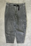 画像1: 90'S GRAMICCI 旧ロゴ ベルト付き デニム 七分丈 カーゴパンツ グレー USA製 (VINTAGE)