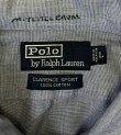 画像2: 90'S RALPH LAUREN "CLARENCE SPORT" 刷毛目ポプリン 長袖 プルオーバーボックスシャツ ブルー (VINTAGE)
