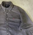 画像3: 80'S RALPH LAUREN "BLACK COVERT" 長袖 BDシャツ ブラック USA製 (VINTAGE)