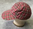 画像3: 90'S RALPH LAUREN ロゴ刺繍 ベースボールキャップ チェック柄 USA製 (VINTAGE)