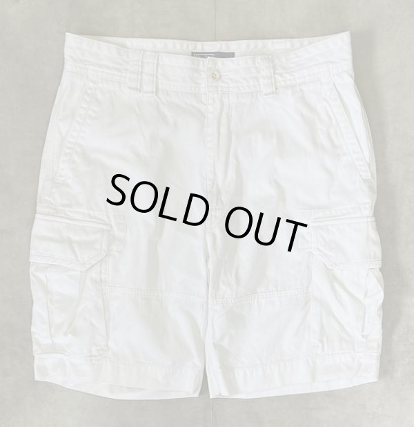 画像1: 90'S RALPH LAUREN カーゴショーツ ホワイト (VINTAGE)