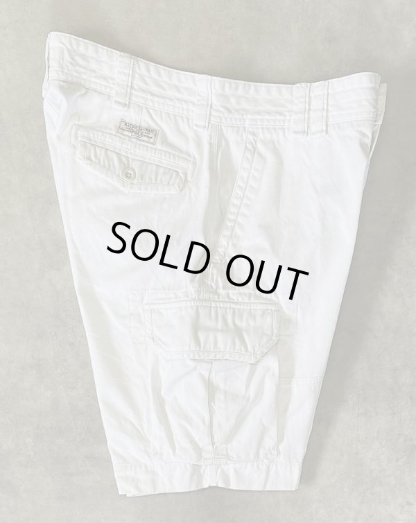 画像4: 90'S RALPH LAUREN カーゴショーツ ホワイト (VINTAGE)