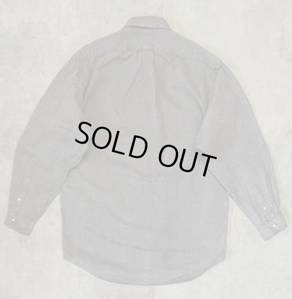 画像4: 80'S RALPH LAUREN "BLACK COVERT" 長袖 BDシャツ ブラック USA製 (VINTAGE)