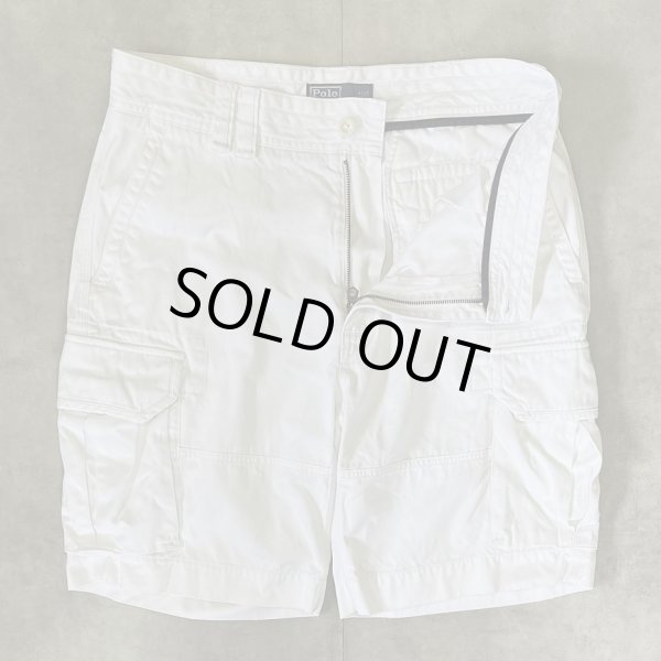 画像3: 90'S RALPH LAUREN カーゴショーツ ホワイト (VINTAGE)