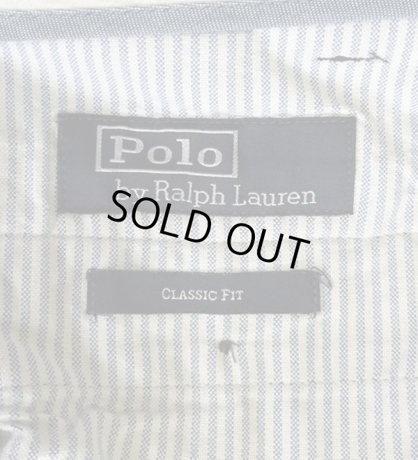 画像2: 90'S RALPH LAUREN ツープリーツ チノパンツ ブラック (VINTAGE)
