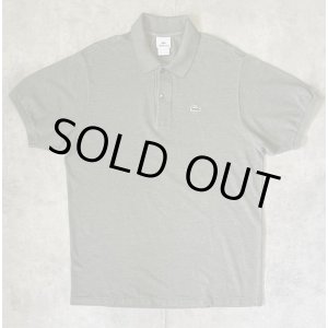 画像: 90'S CHEMISE LACOSTE ポロシャツ ヘザーオリーブ フランス製 (VINTAGE)