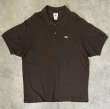 画像1: 80'S CHEMISE LACOSTE ポロシャツ ブラウン フランス製 (VINTAGE)