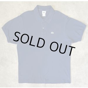 画像: 80'S CHEMISE LACOSTE ポロシャツ ダークブルー フランス製 (VINTAGE)