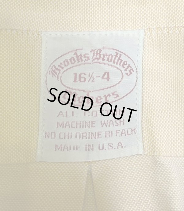 画像2: 70'S BROOKS BROTHERS "MAKERS" 6ボタン オックスフォード BDシャツ オレンジ USA製 (VINTAGE)
