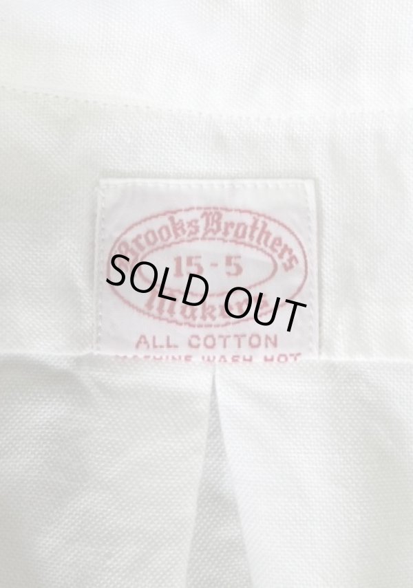 画像2: 60'S BROOKS BROTHERS "MAKERS" 6ボタン オックスフォード BDシャツ ホワイト USA製 (VINTAGE)