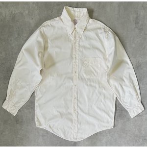 画像: 90'S BROOKS BROTHERS "MAKERS" ピンオックス BDシャツ 生成り USA製 (VINTAGE)