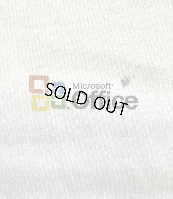 画像5: 90'S MICROSOFT OFFICE 両面プリント 半袖 Tシャツ ホワイト (VINTAGE)