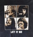 画像3: 90'S THE BEATLES "LET IT BE" 両面プリント 半袖 Tシャツ ブラック (VINTAGE)