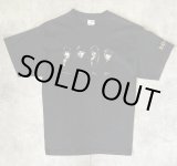 画像: 90'S THE BEATLES 袖プリント入り 半袖 Tシャツ ブラック USA製 (VINTAGE)