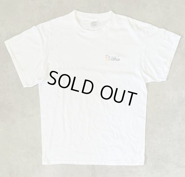 画像3: 90'S MICROSOFT OFFICE 両面プリント 半袖 Tシャツ ホワイト (VINTAGE)