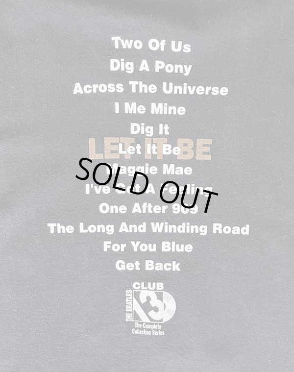 画像6: 90'S THE BEATLES "LET IT BE" 両面プリント 半袖 Tシャツ ブラック (VINTAGE)