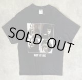 画像: 90'S THE BEATLES "LET IT BE" 両面プリント 半袖 Tシャツ ブラック (VINTAGE)