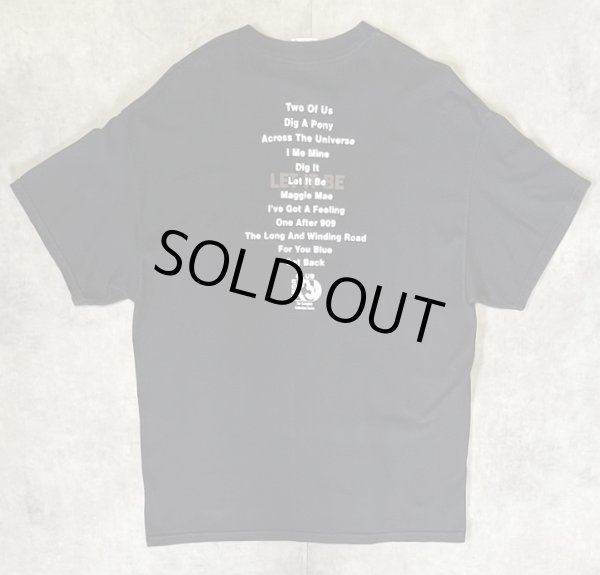 画像5: 90'S THE BEATLES "LET IT BE" 両面プリント 半袖 Tシャツ ブラック (VINTAGE)