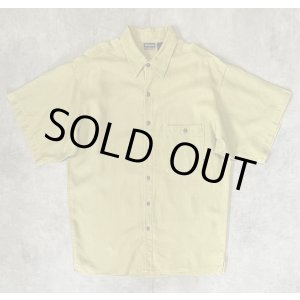 画像: 90'S PATAGONIA ヘンプ 半袖 ACシャツ ピスタチオ 香港製 (VINTAGE)