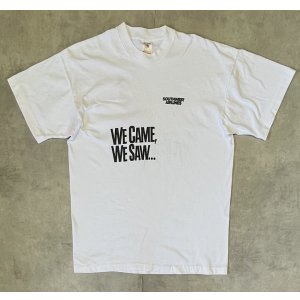 画像: 90'S SOUTHWEST AIRLINES シングルステッチ 両面プリント 半袖 Tシャツ ホワイト USA製 (VINTAGE)